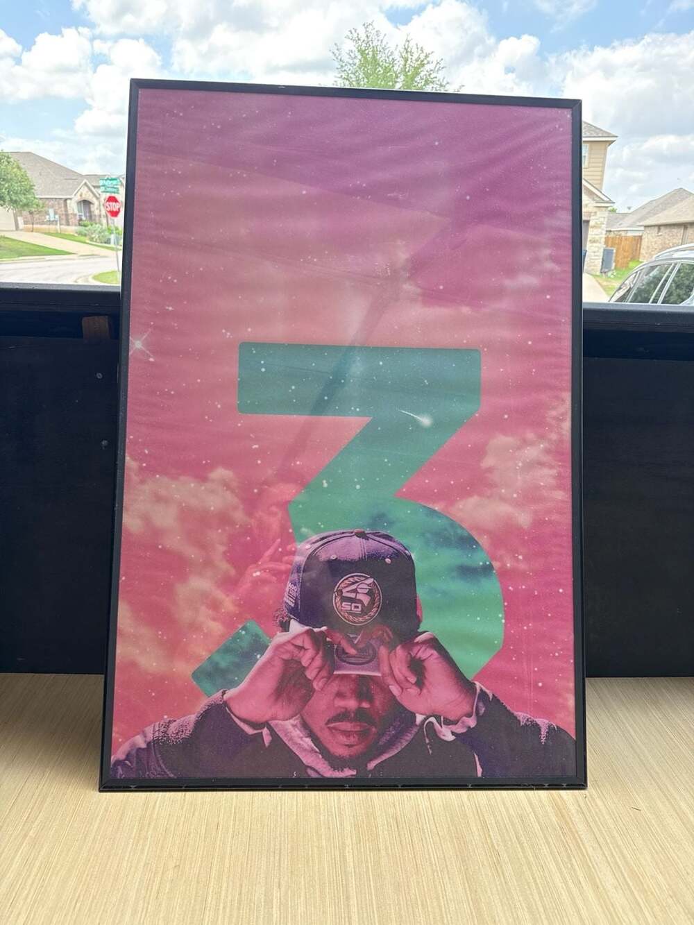 Chance the Rapper Coloring Book (Chance 3) Album Cover Framed Poster